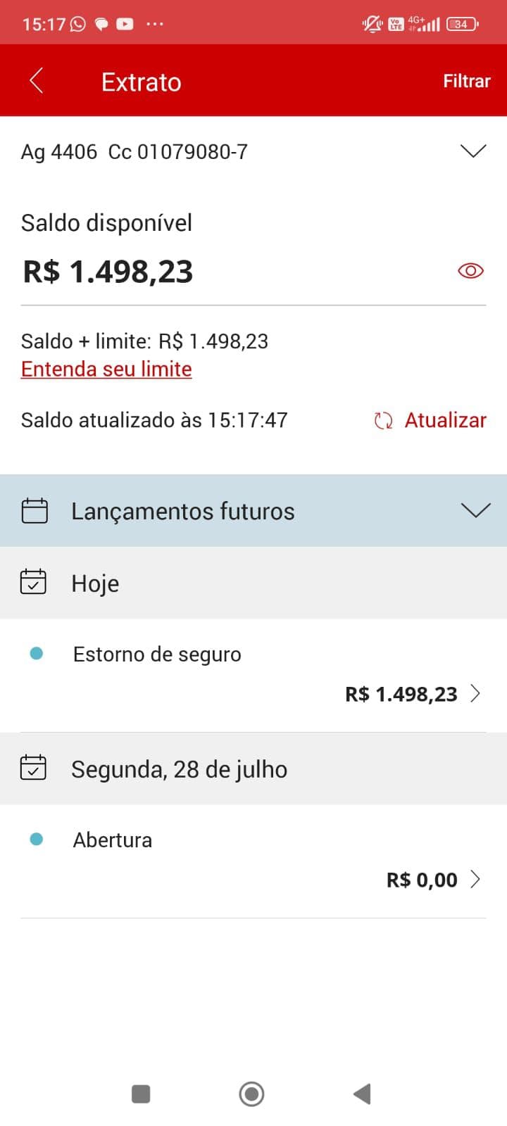 Resultado de cliente 1